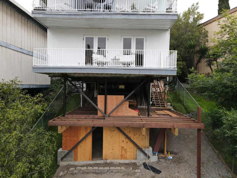 Elevated Pilings or Stilts Foundation Repair in Evansville, IN