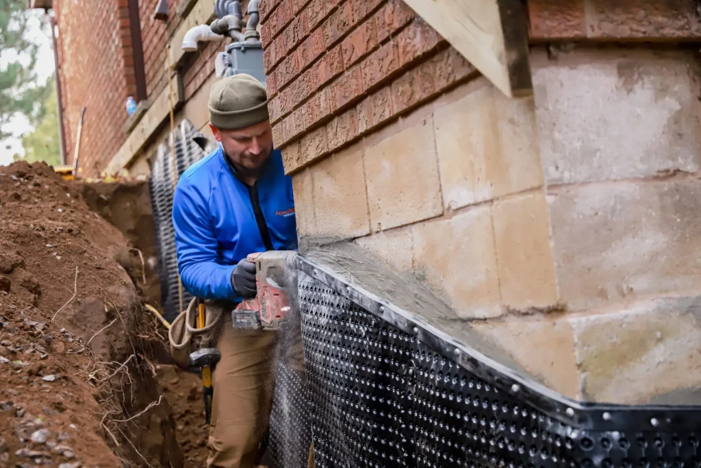 Foundation Wall Repair in Evansville, IN