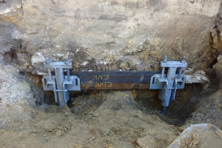 Helical Pier Installation in Evansville, IN