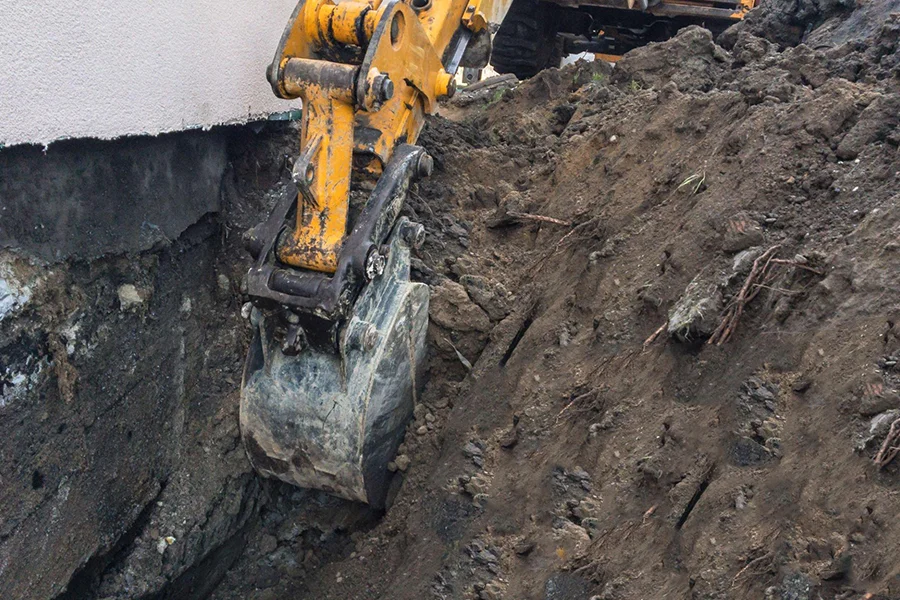 Helical Pier Installation in Evansville, IN