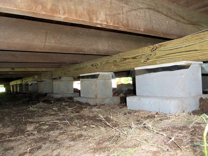 Pier and Beam or Block and Base Foundation Repair in Evansville, IN