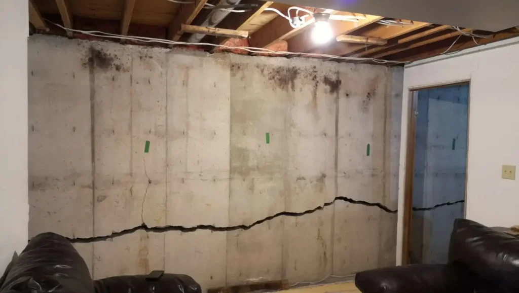Power Brace Foundation Wall Support in Evansville, IN