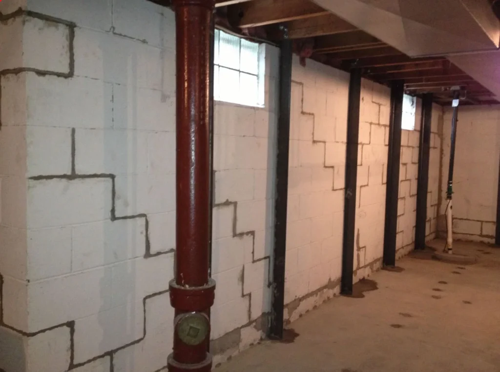 Power Brace Foundation Wall Support in Evansville, IN