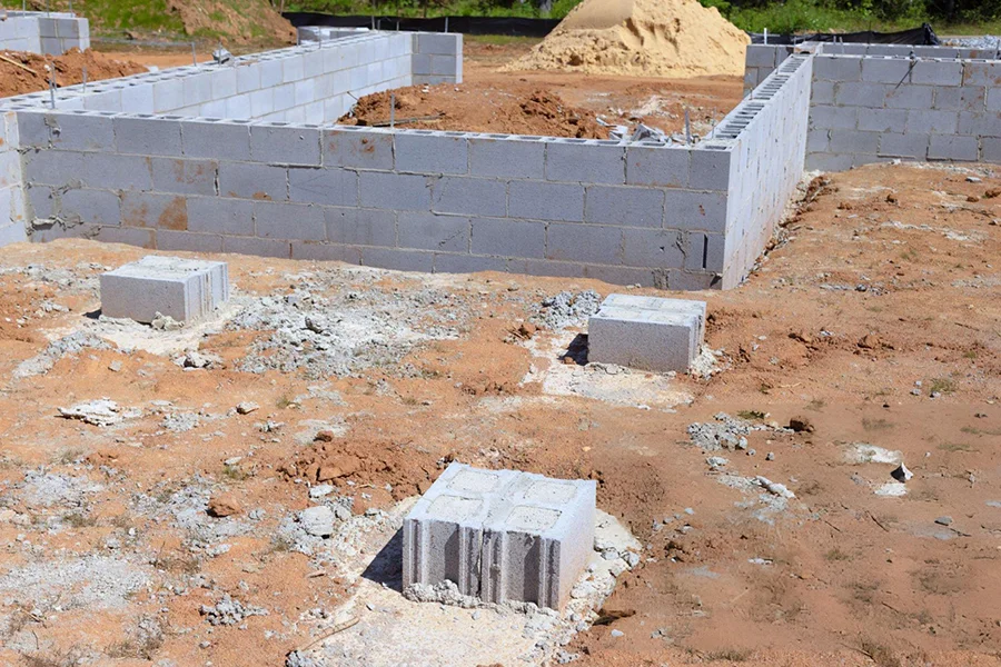 Slab Pier Installation in Evansville, IN